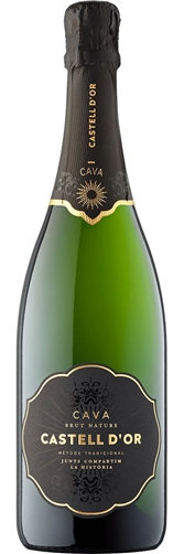 NV Castell d'Or Cava Brut Nature Penedes Spain