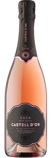 NV Castell d'Or Cava Brut Rosé Penedes Spain