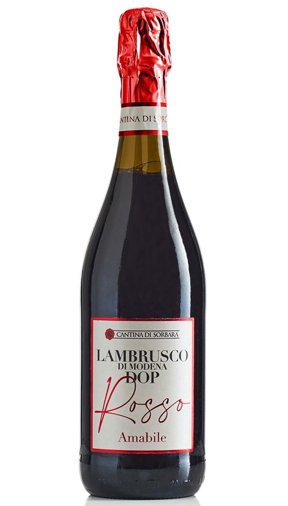 NV Cantina di Carpi e Sorbara Lambrusco di Modena DOP Rosso Amabile Emilia Romagna Italy