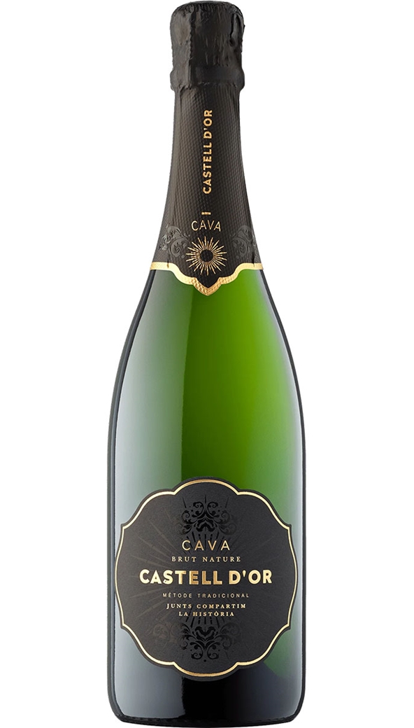 NV Castell d'Or Cava Brut Nature Penedes Spain